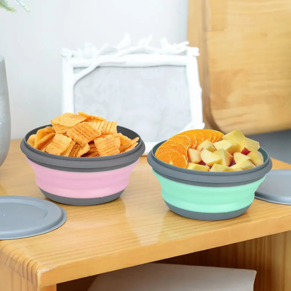 3 Pieces Silicone Folding Bowls